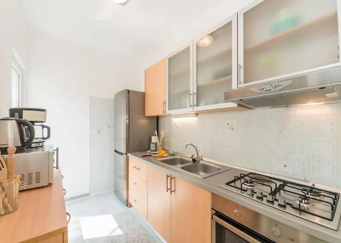 With Pool Near Beautiful Sandy - By Traveler Tourist Agency Krk - Id 2506 *