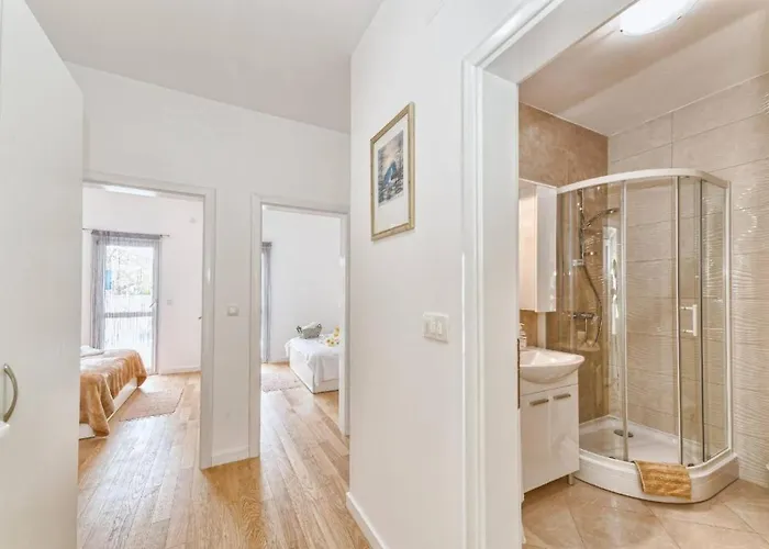 With Pool Near Beautiful Sandy - By Traveler Tourist Agency Krk - Id 2506 * Privlaka