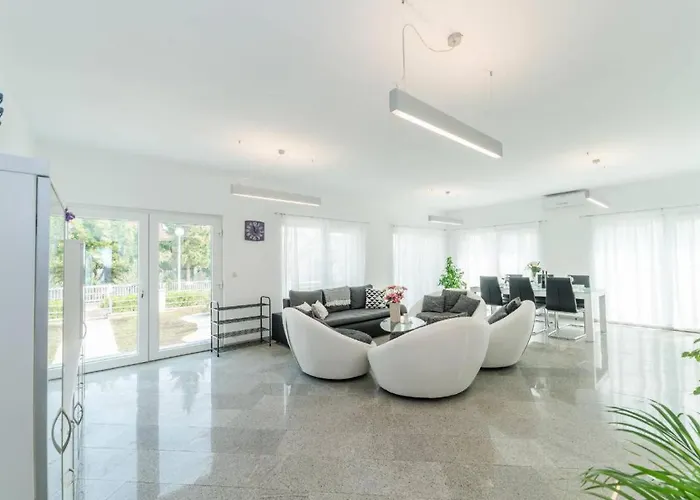 With Pool Near Beautiful Sandy - By Traveler Tourist Agency Krk - Id 2506 Villa *